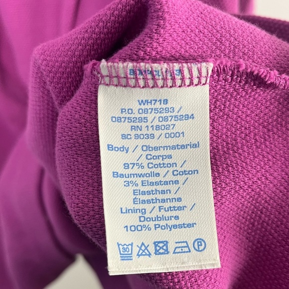 BODEN TEXTURED COTTON BLEND ORCHID LINDSEY PONTE DRESS size 8P - Picture 5 of 8